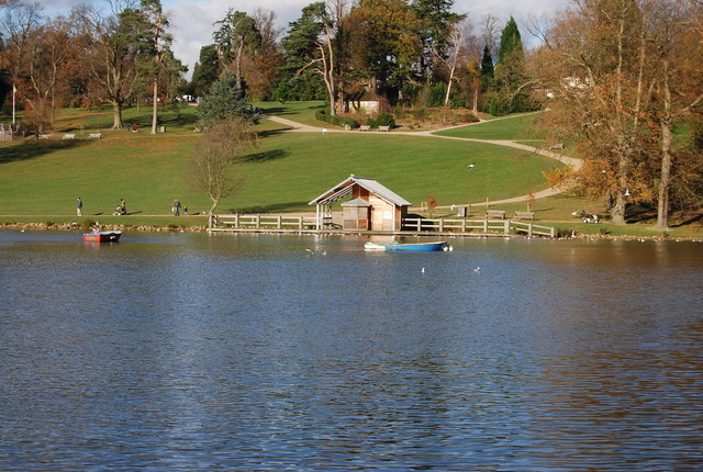 Dunorlan Park lake in Royal Tunbridge Wells